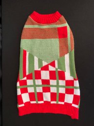 Holiday Dog Sweater - Size Small To Medium