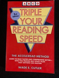 Triple Your Reading Speed Wade E. Cutler
