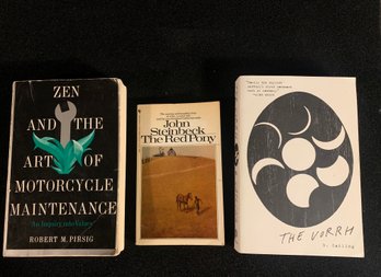 Zen And The Art Of Motorcycle Maintenance Robert M. Pirsig The Red Pony John Steinbeck The Vorrh B. Catling