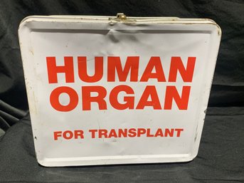 Human Organ For Transport Novelty Metal Lunch Box