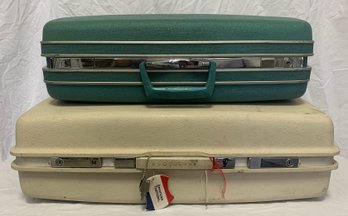 2 Vintage Samsonite Suitcases