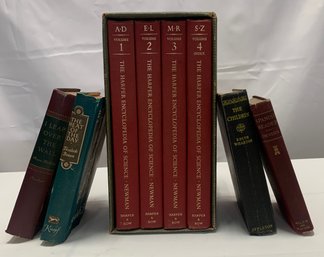 Vintage Book Lot With Science Encyclopedias