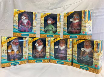 Vintage Seven Dwarves Of Snow White Dolls With Magical Color Changes