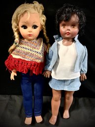 Vintage Tall Plastic Dolls