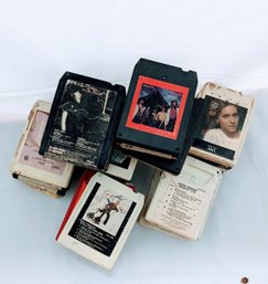 Box Of 27 Classic Rock 8-track Cassette Tapes