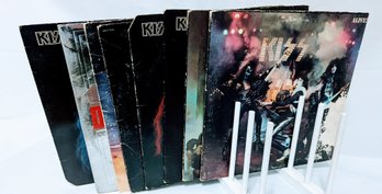 9 KISS Albums LPs Vintage Records