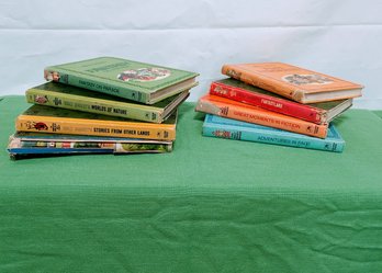 Walt Disney Books Eight Large 12' Vintage 1960s Hardback