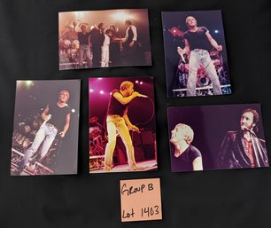 THE WHO - Live Concert Photos! - Group B -  FIVE Glossy 3.5x5 Size Color Prints