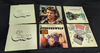 4 Rock Record Album LP - Steppenwolf, Herman's Hermit, Chicago At Carnegie Hall, Fonzie's Favorite