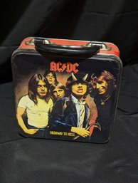 AC/DC Small Size Lunch Box - Has Condition Issues - See Photos