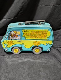 SCOOBY DOO Mystery Machine Small Metal Lunch Box  - Has Condition Issues - See Photos