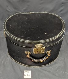 Antique Hat Box With Hat Form