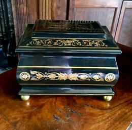 Black And Gold Decorative Box
