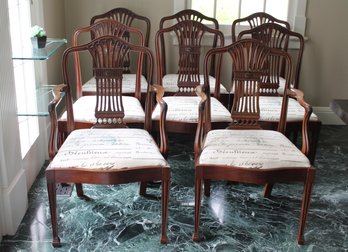 Early 19th Century Set Of  8 Dining Chairs