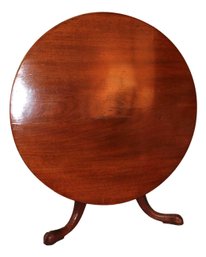 Early 19th Century Tilt Top Mahogany Cocktail Table