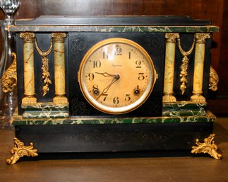 Stately Antique Ingraham Clock
