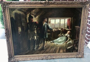 John Seymour Lucas Dramatic Oil On Canvas