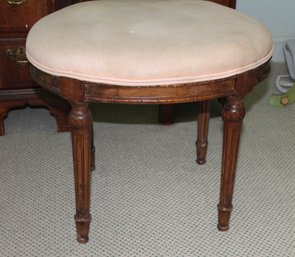 Diamond In The Rough - Antique Stool In Need Of New Cover