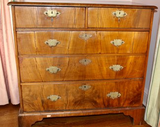 Warm Honey Walnut Early 19thC Chest Of Drawers