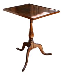 English Square Top Candle Table