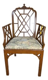 Chinoiserie  Regency Style Arm Chair