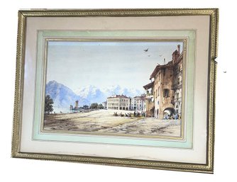 Watercolor Of Italian Alps (13P)