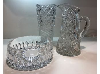 Collection Of Irish, English & American Cut Crystal