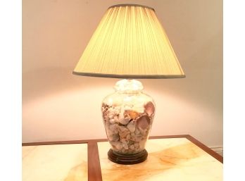 Coastal Decor Shell Lamp