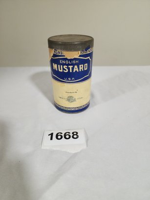 Vintage English Mustard Advertising Tin
