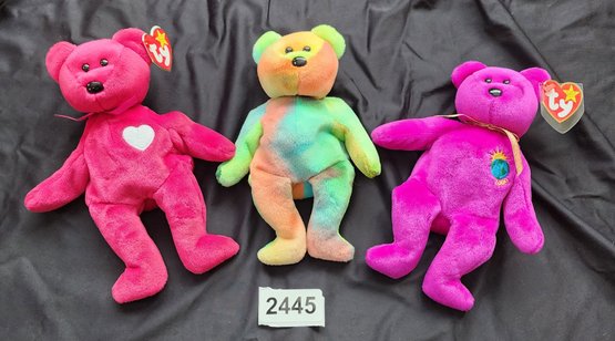 Lot Of TY Beanie Babies - 3 Bears