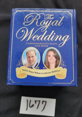 The Royal Wedding Commemorative Plate And Book