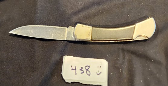 Vintage  Sabre Folding Pocket Knife Made In Hong Kong