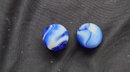 Believed To Be 2 Alley Opaque Marbles From An Estate Locked In The 50s 60s