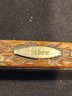 Vintage Sabre Folding Pocket Knife Made In Japan