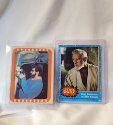 Pair Of Star Wars Trading Cards