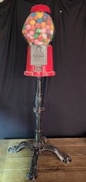 Vintage Free Standing Carnival Gumball Machine