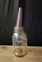 Vintage Glass Atlas Gas Piece