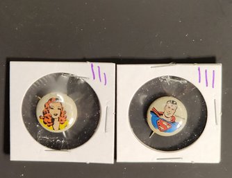 Vintage Kellogg PEP Pins Circa 1950's