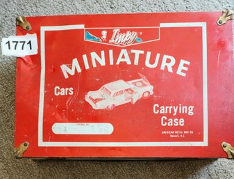 Vintage Impy Miniature Car Case Believe 40 Count Capacity