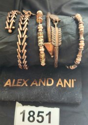 Alex And Ani Bracelets (4 Pcs)