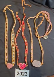 3 Stone Necklaces