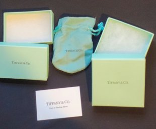 Lot Of Tiffany And Co. Gift Boxes Bags Etc.