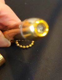 Gold Personal Flashlight Keychain
