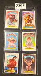 Lot Of 6 Vintage Garbage Pail Kids Trading Cards