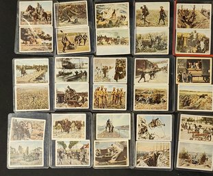 Lot Of 30 Vintage Original German WW I Circa 1916-1918 Cigarette Pack Trading Cards