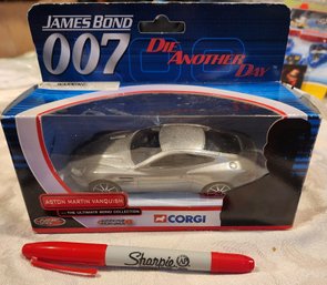 Vintage 007 James Bond Corgi Astin Martin