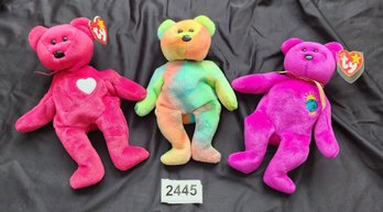 Lot Of TY Beanie Babies - 3 Bears