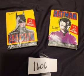Lot Of 2 Batman Collectors Trading Cards
