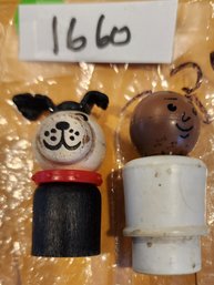 Lot Of 2 Vintage Little People Including The First African American Little People