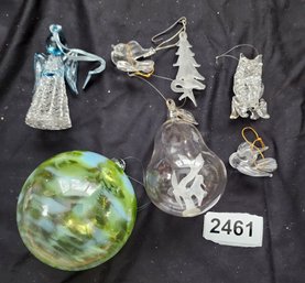 Lot Of Vintage Glass Ornaments